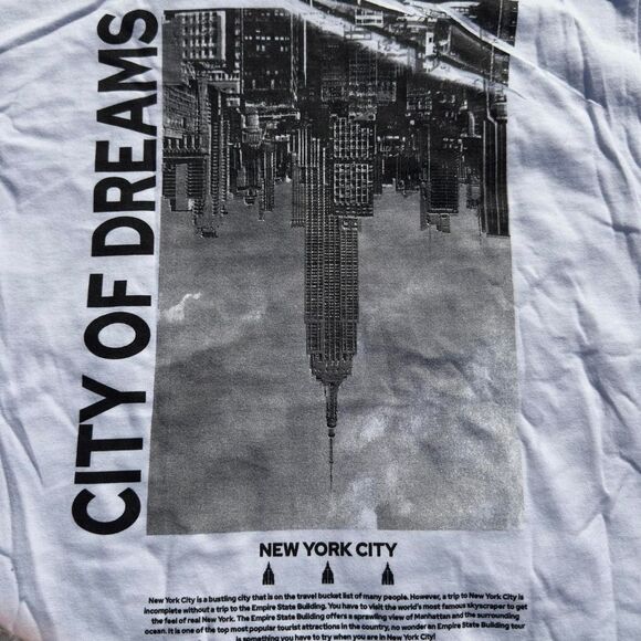 Fashion-Nova Women's White & Black T-shirt - Picture 2 of 4